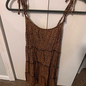 Shein cheeta dress